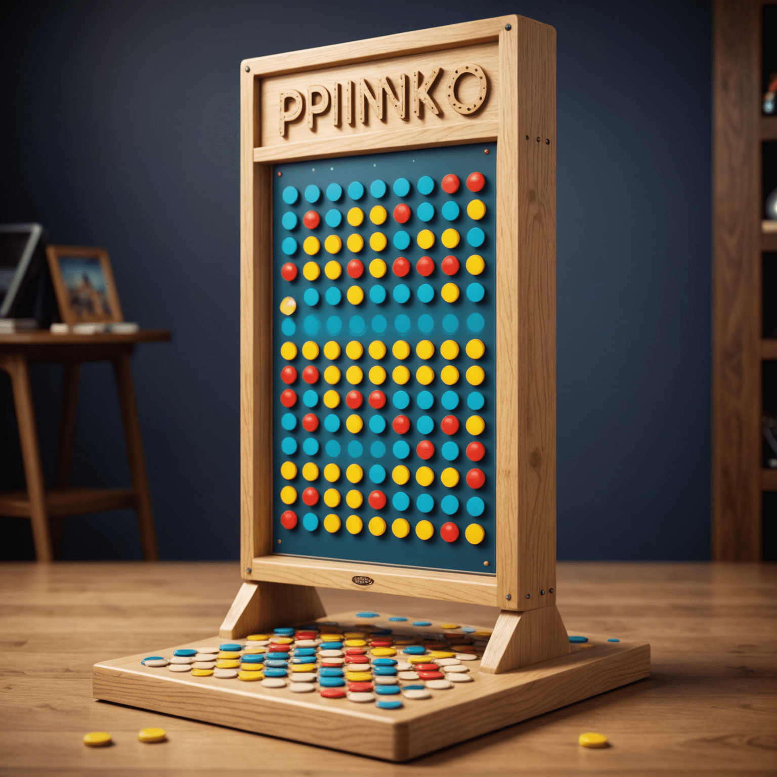 Gambar menunjukkan evolusi Plinko dari rancangan permainan TV ke permainan papan moden